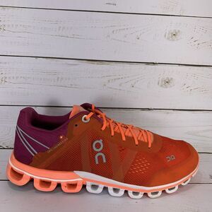 On Cloud Cloudflow Running Shoes Womens Size 7 Red Mesh Athletic Sneakers